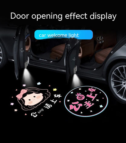 Car digital logo