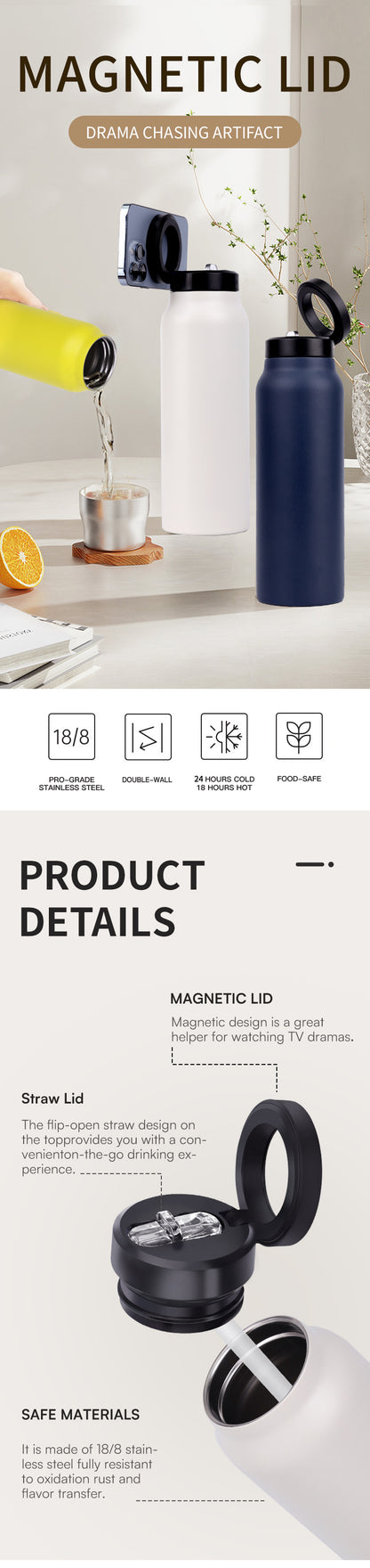 Magnetic Water Cup